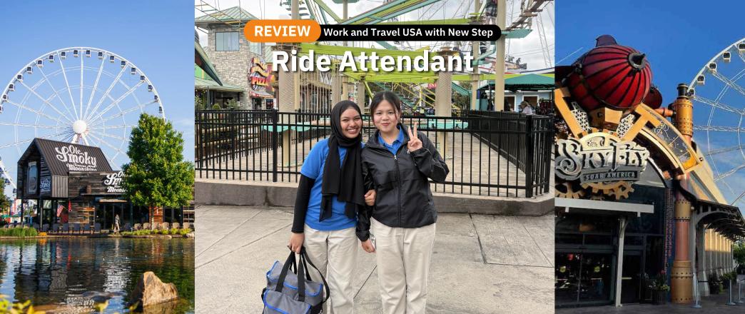 รีวิว Work & Travel งาน Ride Attendant ที่ The Island, Pigeon Forge, Tennessee | 2026 | Fruit