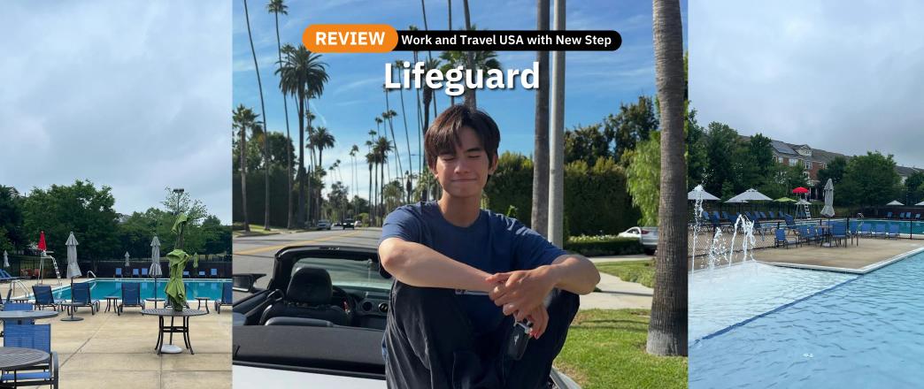 รีวิว Work & Travel งาน Lifeguard, Premier Pool, Mitchellville, Maryland | 2026 | Sam