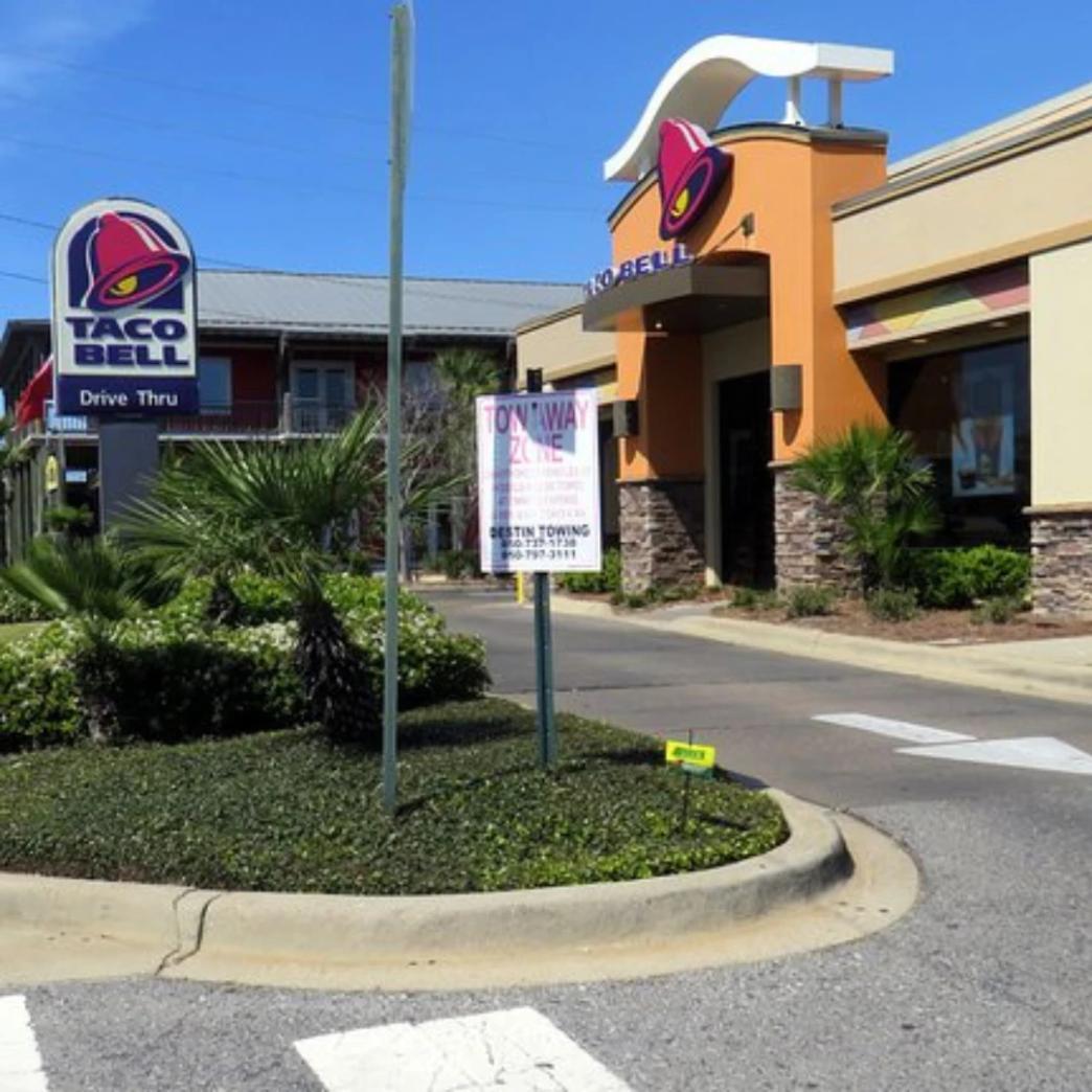 โลโก้ Taco Bell newstep new step work and travel Destin Florida