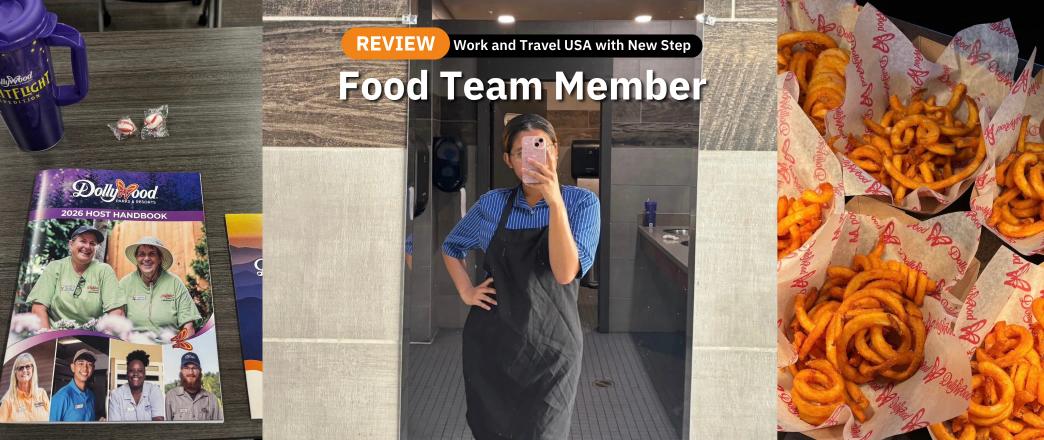รีวิว Work & Travel งาน Dollywood, Food Team Member | 2026 | Yaya