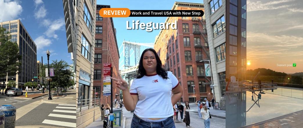 รีวิว Work & Travel งาน Lifeguard, Arlington, VA | 2025 | Jungjing